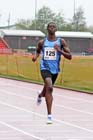 Reece Prescod (Oaklands College) in the 200 metres heats, British College Championships, Gateshead International Stadium.